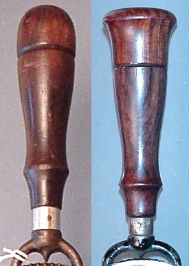 Flared cap on the main handle