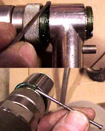 Removing the spindle key