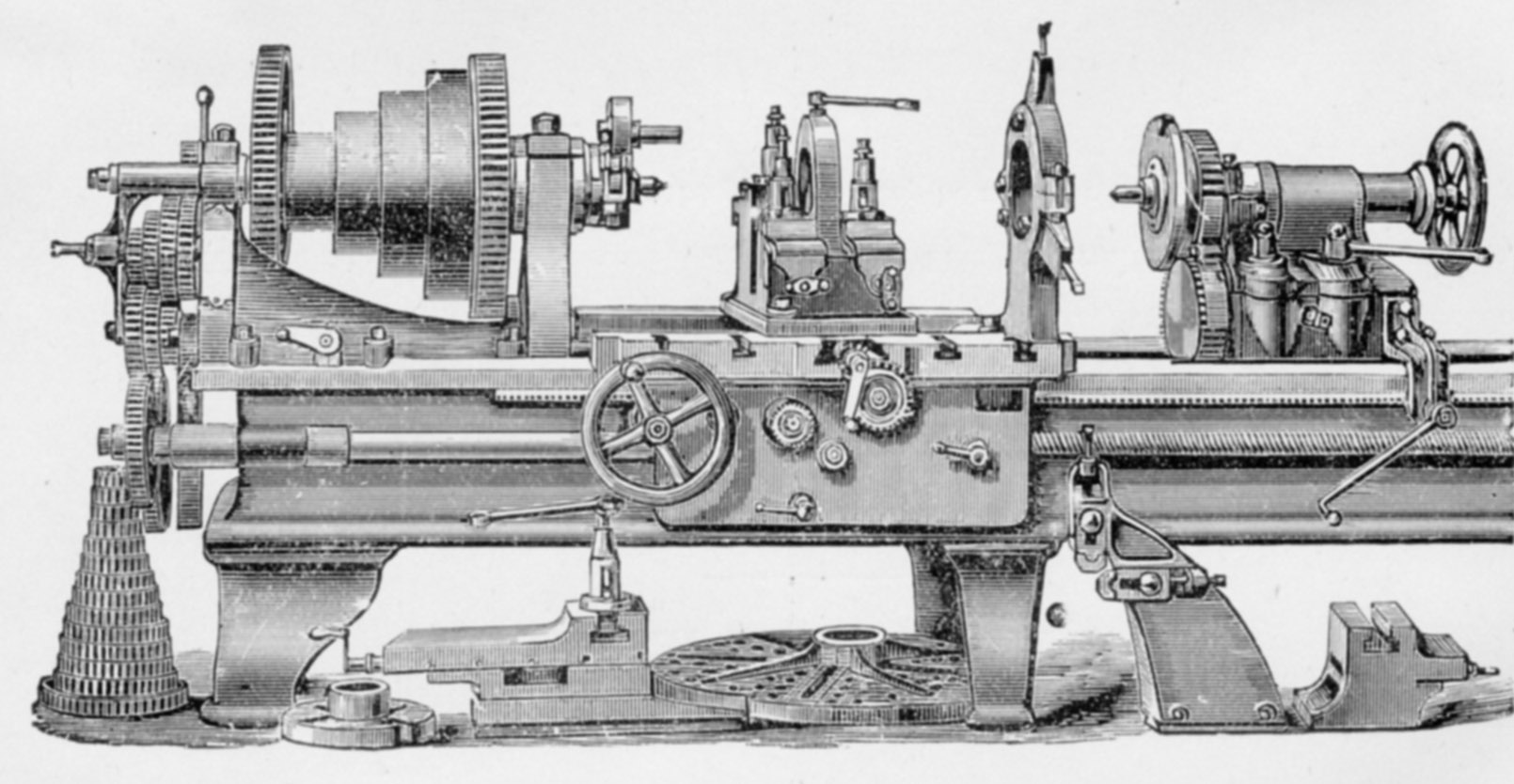 Edwin Harrington 28 inch shafting lathe, pages 18 & 19