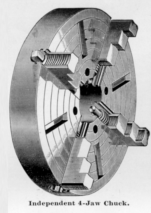 Edwin Harrington: Cushman Independent 4-Jaw Chuck, pages 60-61