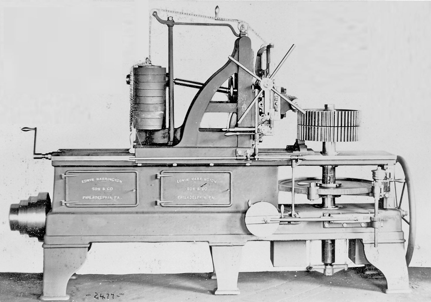 Edwin Harrington Gear Cutting Machine, pages 105-107