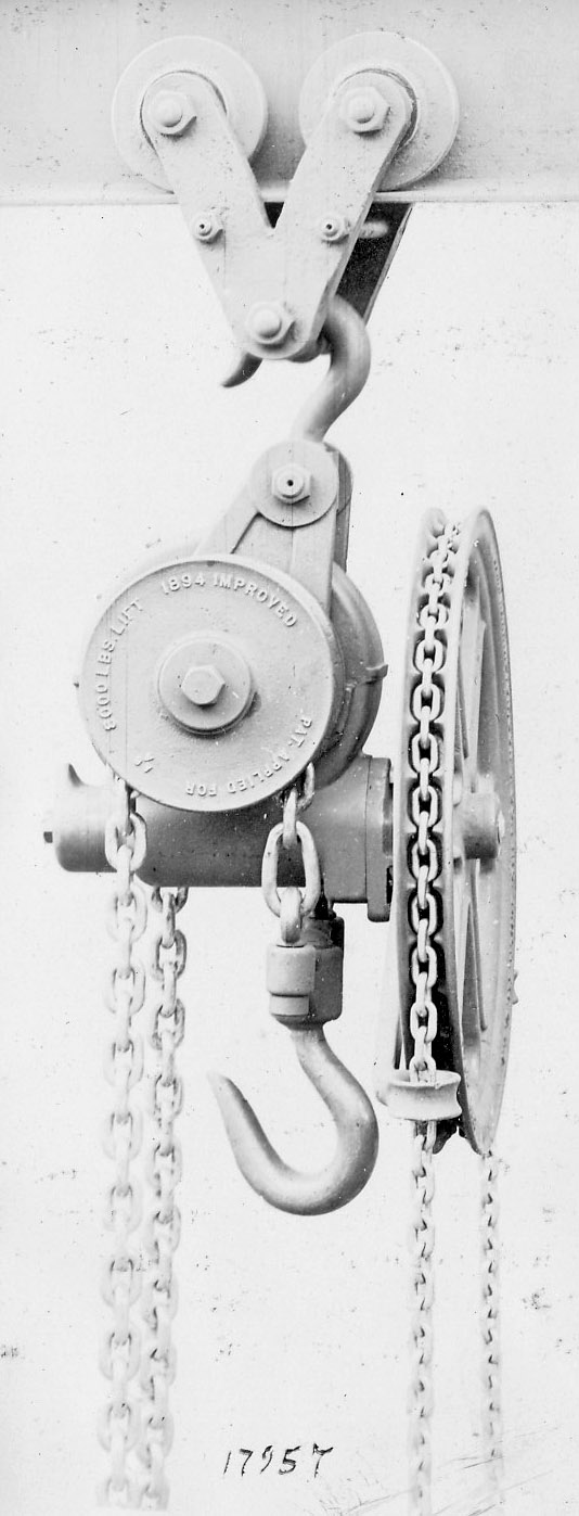 EdwinHarrington Patent Double Chain Screw Hoisting Machine, page 119