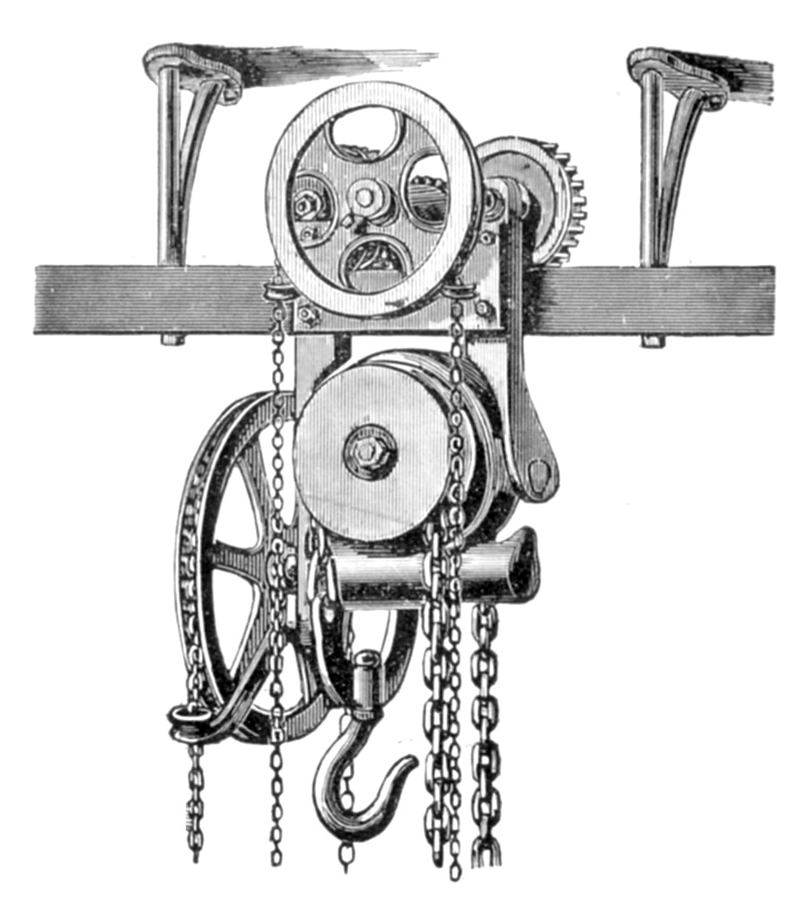 Edwin Harrington Patent Combined Hoist-Traveller-Geared, page 131