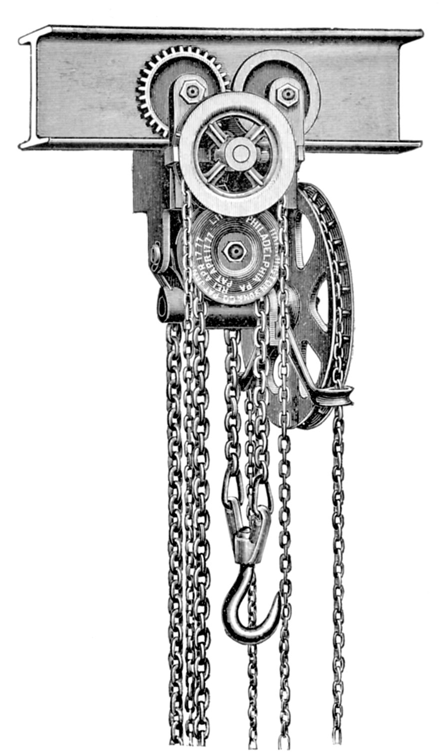 Edwin Harrington Patent Combined Hoist & Traveller, Lower Flange of Eye Beam, page 132