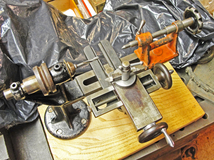 Starting condition for the Goodell-Pratt lathe & slide rest