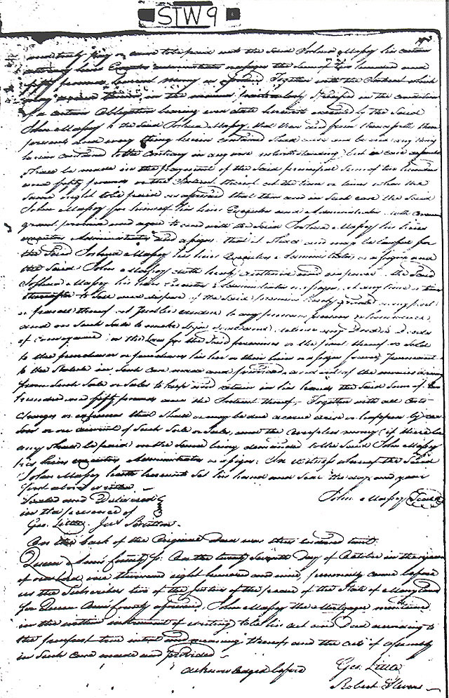 Maryland Land Records,Queen Anne's County, John Massey to Joshua Massey, October 27, 1809