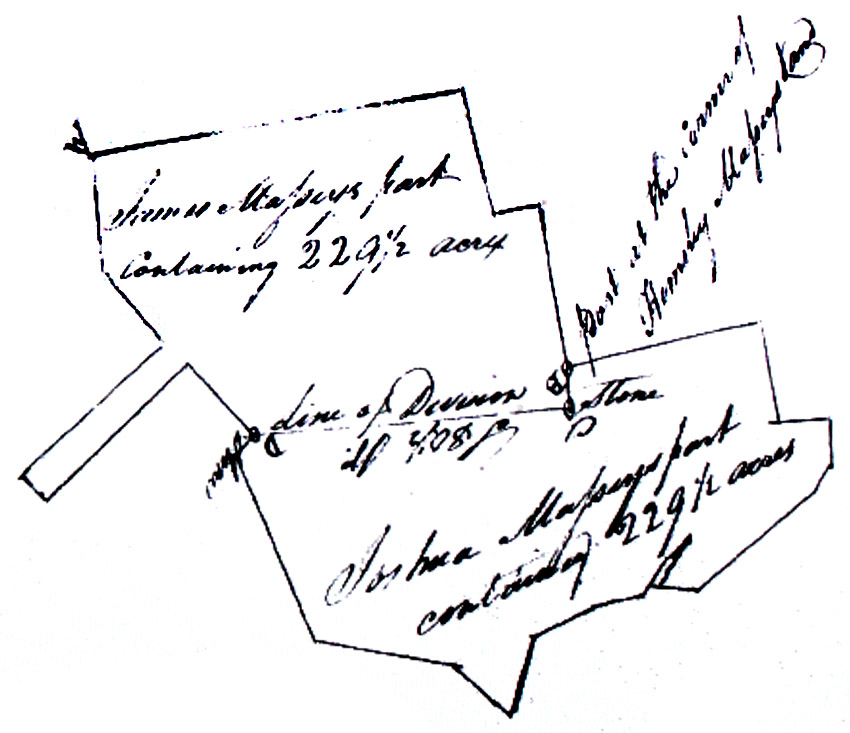 Surveyor's plat of the tract