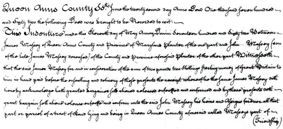 James Massey to John Massey, June 22, 1762