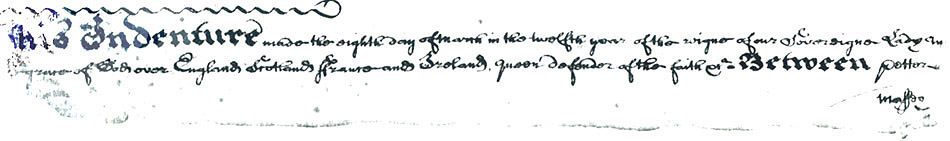 Queen Anne's County Land Records - Peter Massey to Nicholas Massey, June 12, 1714