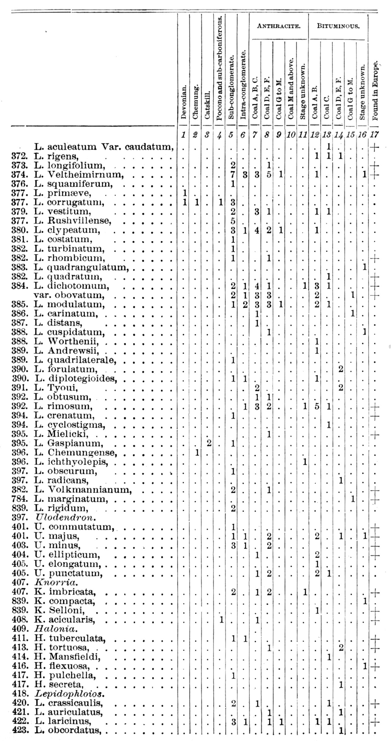 Vertical Distribution III pages 883-884