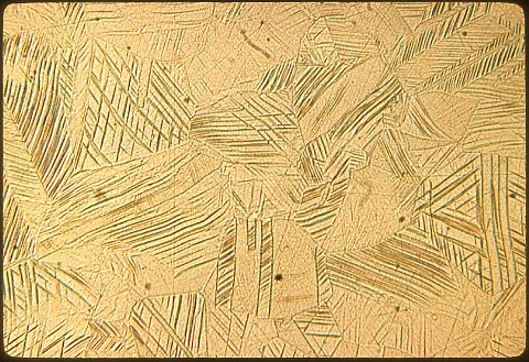Phosphor bronze at 200X etched
