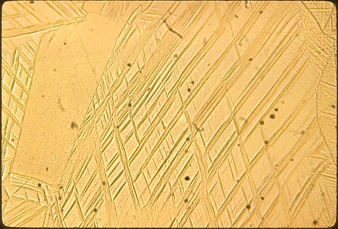 Phosphor bronze at 500X etched