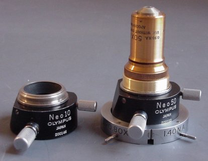 10X & 50X Olympus DIC prisms