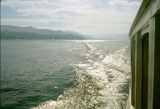 Riding the ferry up Lake Chelan September 1968