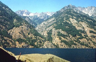 Mountains on the west side of Lake Chelan