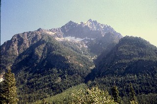 Bonanza Peak from the Railroad Creek trail September 1968