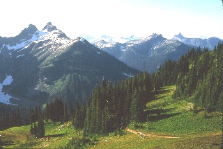 View from Cloudy Pass September 1968