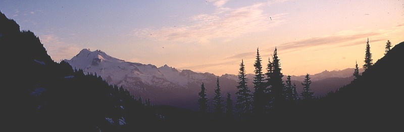 Glacier Peak from Suiattle Pass September 1968