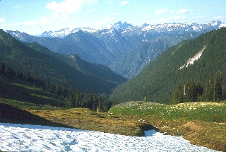 View from our base camp on Glacier Peak September 1968
