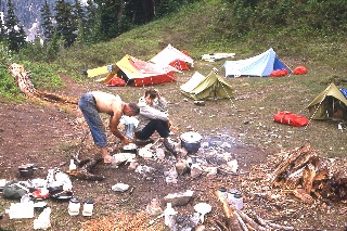 Ken & Anne at our first camp