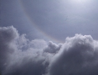 Ice halo at Whatcom Pass September 1968