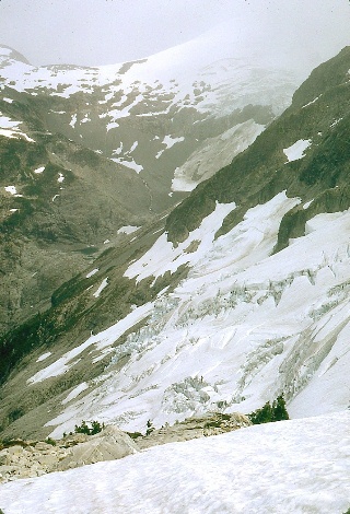 Challenger Glacier from Whatcom Pass September 1968