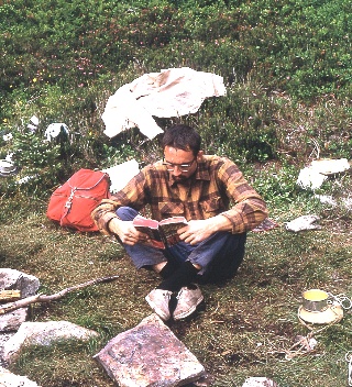 Whatcom Pass camp the morining before our climb September 1968