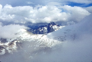 Mt. Fury seen looking past Mt. Challenger September 1968