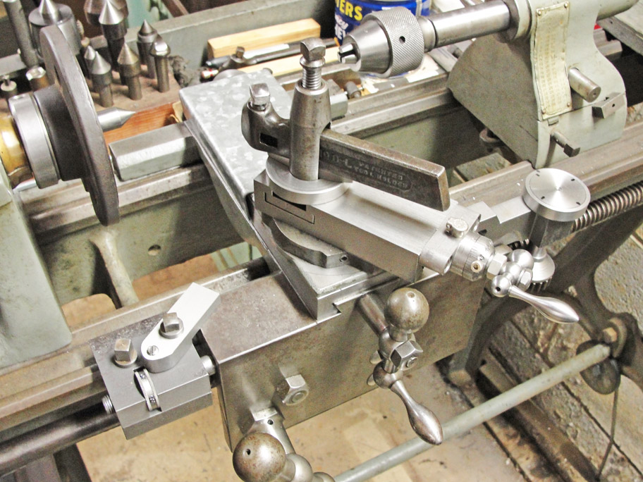 Completed threading dial in context