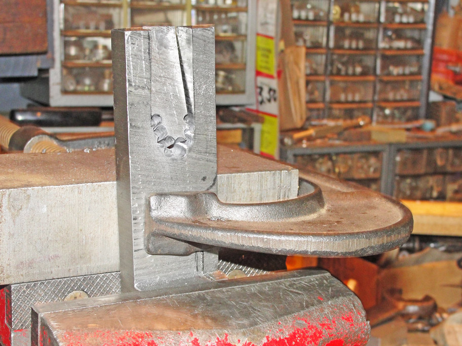 Roughing out the frame of the threading dial