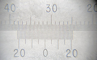 Vernier scale - different reading