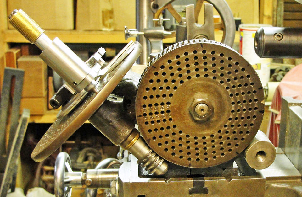 Indexing gear side view