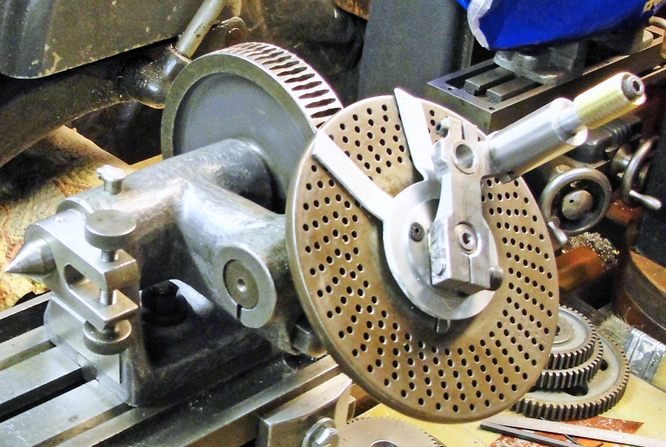 Finished sector & crank pin