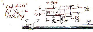 End dimensions of removable piece