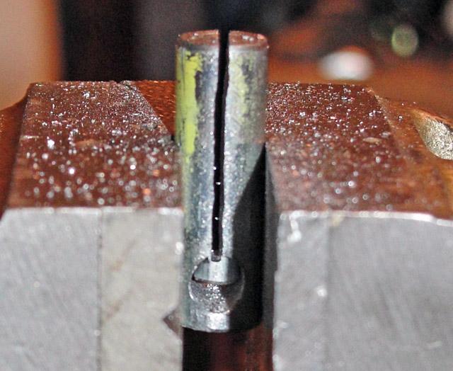 Making the slotted collet