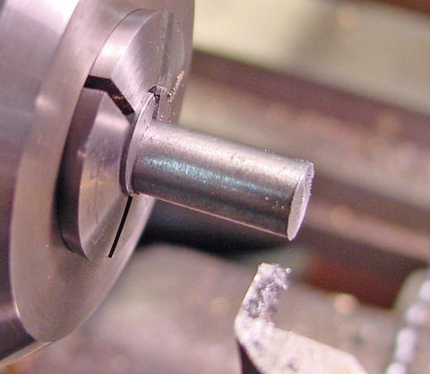 Offset sleeve clamping the drill rod