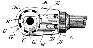 Chantrell's ratchet US Patent 328,649