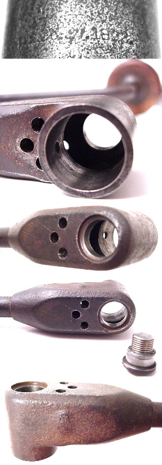 Ratchet housing and spindle retaining screw