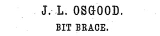 Osgood's US Patent 344,130