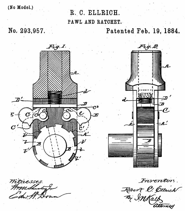 US Patent No. 293,957 By Robert Ellrich