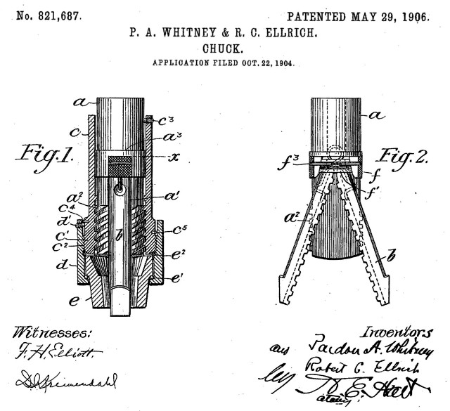 US Patent No. 821,687 by Whitney & Ellrich