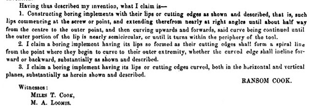 Claims of US Patent No.RE2,513