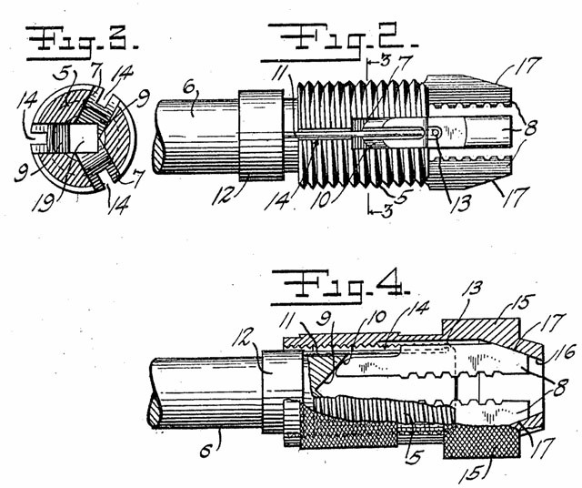 Chuck patent, US Pat No. 1,270,754