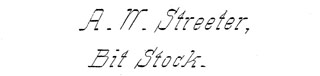 Streeter Patent No. 61,113