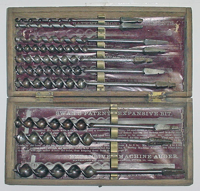 Ransom Cook patent auger bits - Set 2
