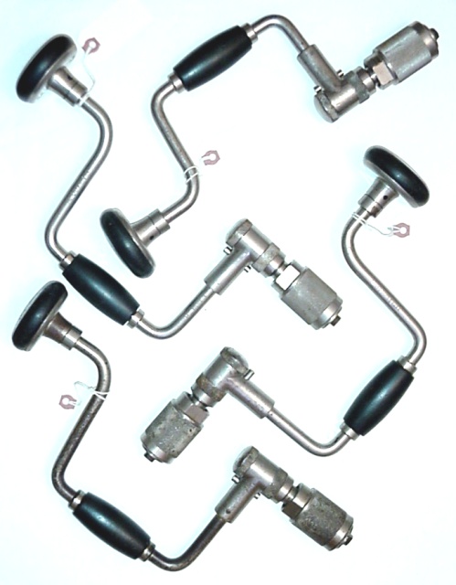 Four Stanley No. 2101A braces with no patent dates