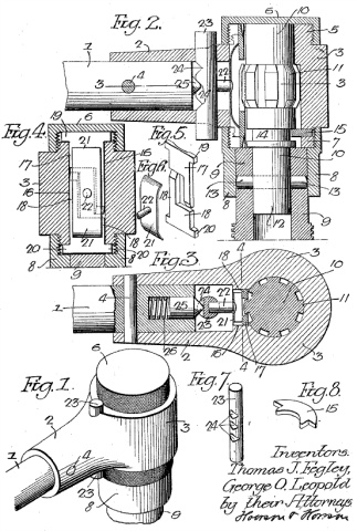 US Patent No. 1,523,187, issued January 13, 1923