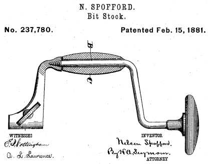 Spofford's US Patent No. 237,780