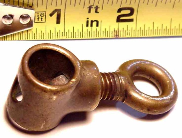 Lanyard Clamp A Marine Or Nautical Device Made Of Brass Or Bronze