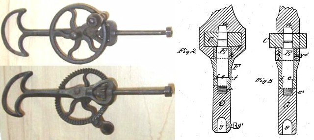Comparison between Chuck Zitur drill and Jonathan Hammond patent No. 168,741